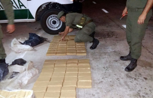 Lapachito: Gendarmería decomisó más de 510 kilos de marihuana y detuvo a una persona 1