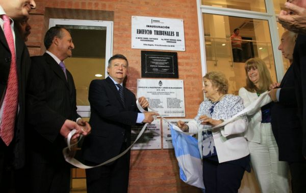 Villa Ángela: se inauguró el nuevo edificio de tribunales 1