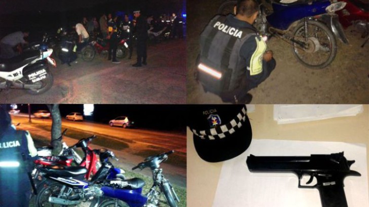 32 motocicletas secuestradas en operativo conjunto