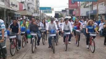 Gran éxito de la bicicleteada convocada por Peppo en Sáenz Peña