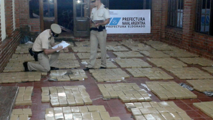 Secuestraron 1.734 kilos de marihuana en Corrientes