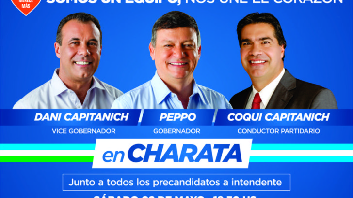 Peppo y Daniel darán inicio a la campaña con un gran acto en Charata