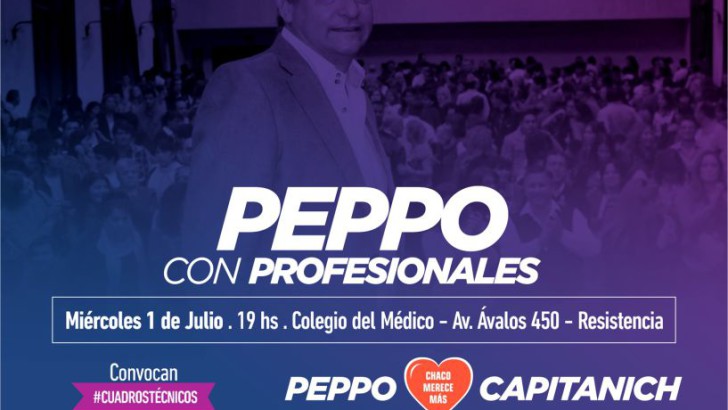 Peppo invita a profesionales a debatir sus propuestas de gobierno