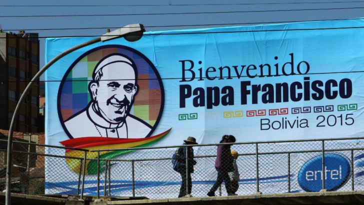 Francisco llega a Bolivia