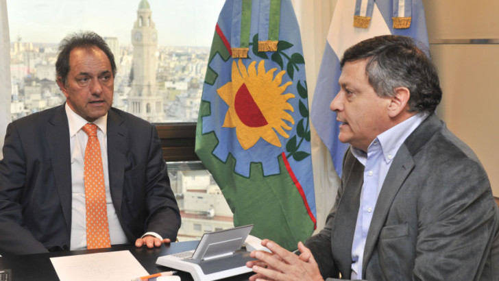Peppo y Scioli adelantaron un compromiso conjunto con el proyecto provincial y nacional