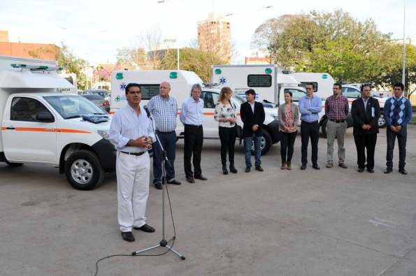 Nueve ambulancias para el interior: “nunca un Gobierno invirtió tanto en equipamiento sanitario”