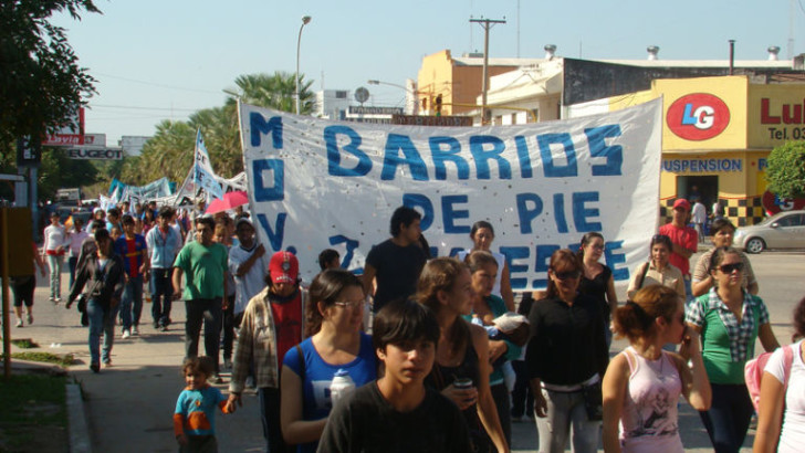 Barrios de Pie se moviliza por la muerte de Ángel Verón