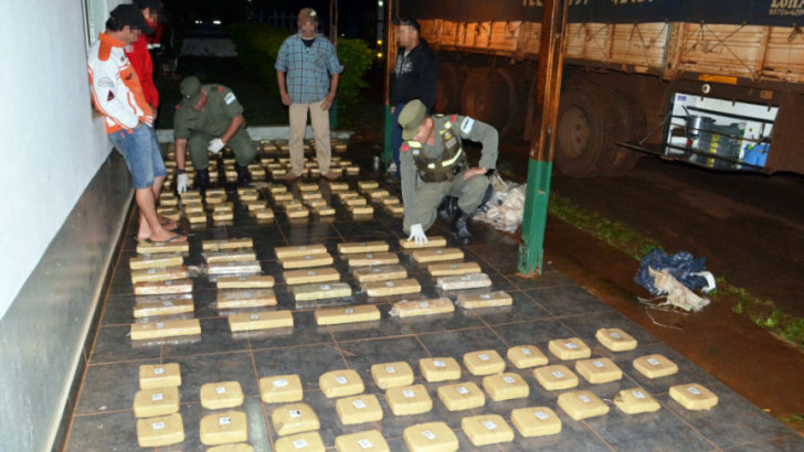 Gendarmería decomisó más de 270 kilos de marihuana y detuvo a dos hombres en Corrientes