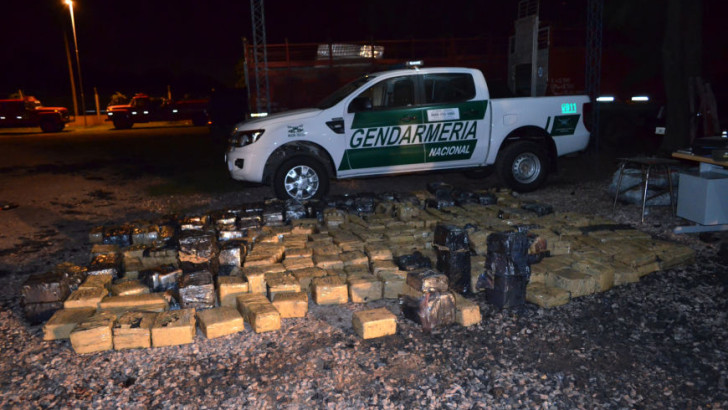 Secuestraron más de 1 tonelada de marihuana en Chaco