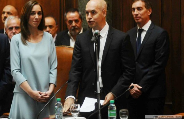 Rodríguez Larreta y Santilli juraron como jefe de gobierno y vice porteños