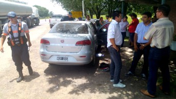 Interceptan en puesto caminero de Makallé a un sujeto que robó un auto en Resistencia