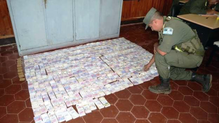 Gendarmería incautó más de 2 millones 400 mil pesos de contrabando