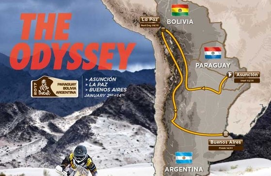 El Dakar 2017 sumará a Paraguay y pasará por Chaco