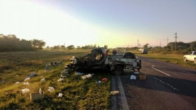Machagai: colisión fatal entre dos camionetas