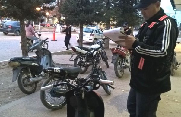 Caminera: amplios controles en San Bernardo con 8 motos secuestradas