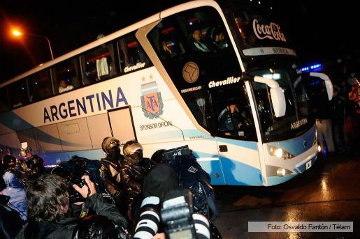 La Selección llegó a Buenos Aires