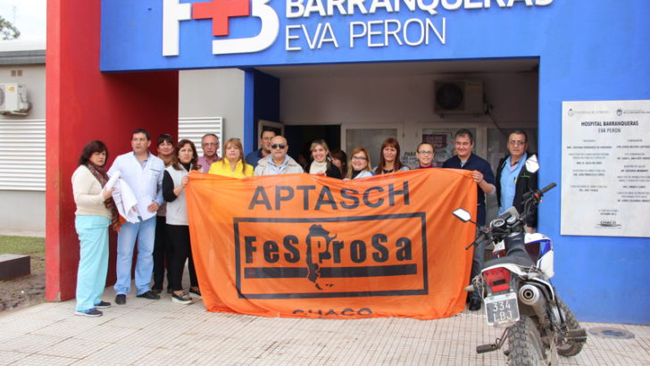 Aptasch se concentró en el hospital Eva Perón de Barranqueras