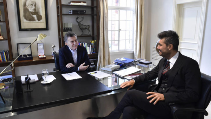Aseguran que Macri yTinelli tuvieron un distendido encuentro