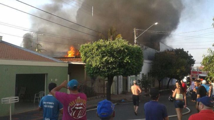 Barrio Santa Inés: un incendio afectó a 8 viviendas
