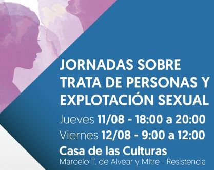 Invitan a participar de Jornadas sobre Trata y Explotación Sexual