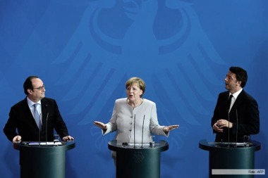 Italia, Francia y Alemania relanzan la Unión Europea
