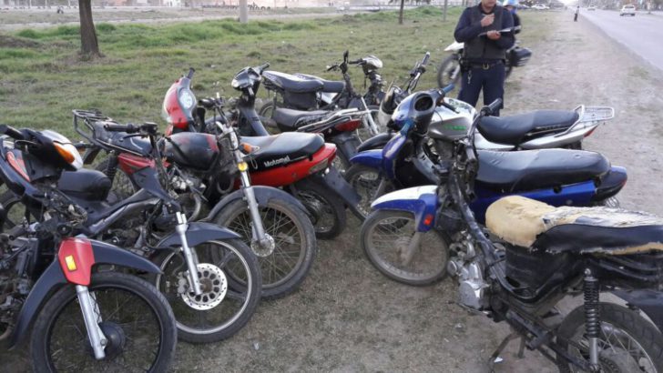 La Caminera secuestró 15 motos en Resistencia y Sáenz Peña