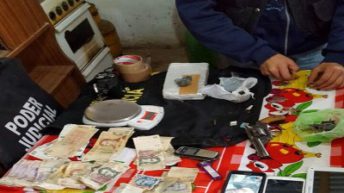 Pinedo: secuestraron drogas, un revolver y dinero tras allanar vivienda