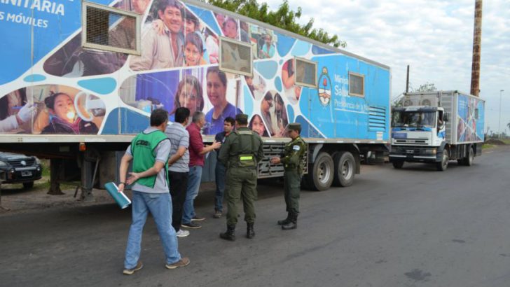 Por denuncia de ATE, Gendarmería secuestró los Camiones Sanitarios
