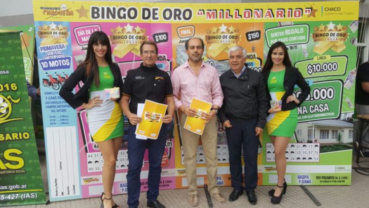 El Bingo de Oro Millonario de Lotería Chaqueña ya se comercializa en Formosa