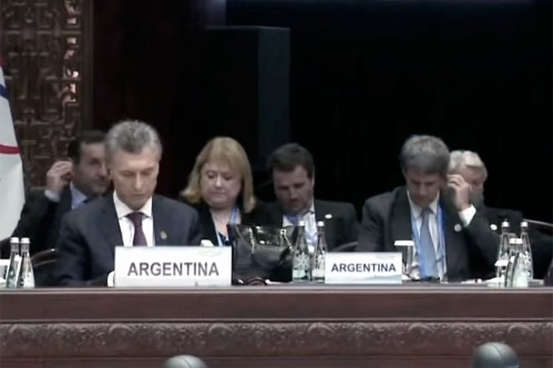 En su primera intervención en el G20, Macri pidió “financiamiento a largo plazo”