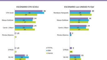La fórmula Cristina-Scioli encabeza la intención de votos de cara a las elecciones de 2017