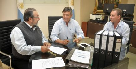 Peppo buscará el apoyo de Nación para obras de saneamiento hídrico y agua potable
