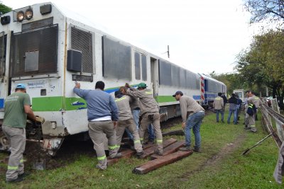 Descarriló una formación de Trenes Argentinos