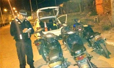 Caminera: 81 motos secuestradas y varias alcoholemias detectadas en conductores