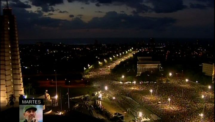 Millones de personas colman la Plaza de la Revolución, con delegaciones de todo el mundo, para despedir a Fidel