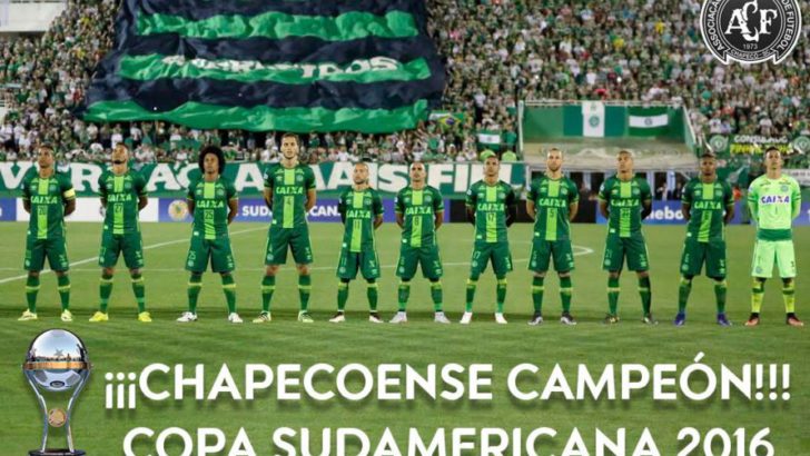Chapecoense, campeón de la Copa Sudamericana 2016