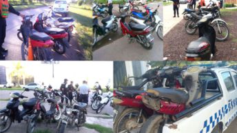 Controles a motociclistas: 22 rodados secuestrados en Resistencia y otros 39 en ciudades del interior