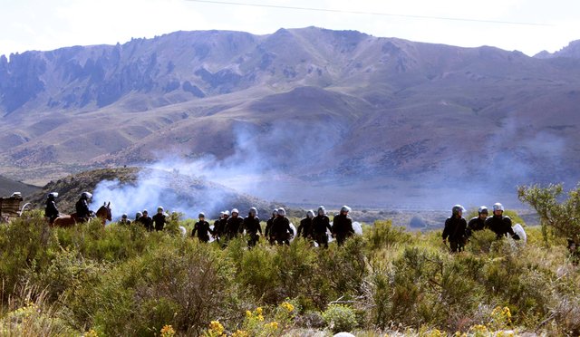 La represión contra los mapuches; el árbol que tapa el bosque de la extranjerización