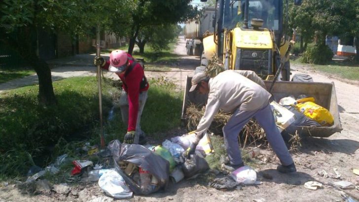 El Municipio concretó nuevos operativos de limpieza en varios puntos de la ciudad