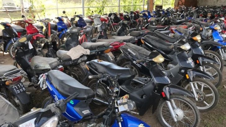 El municipio prepara la subasta de más de 70 motovehículos