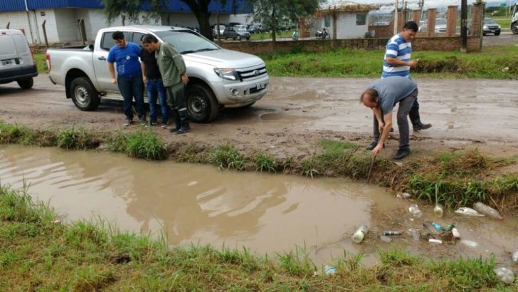 El municipio realizó operativos y reordenamiento del tránsito en sectores anegados por las lluvias