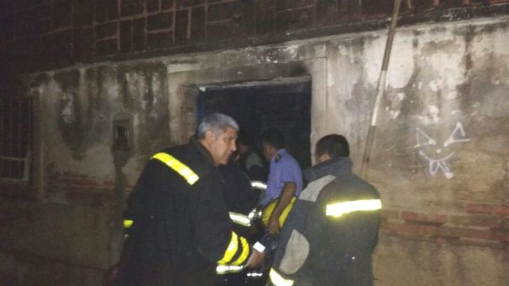 San Martín: agente de Caminera rescató a un hombre de un incendio