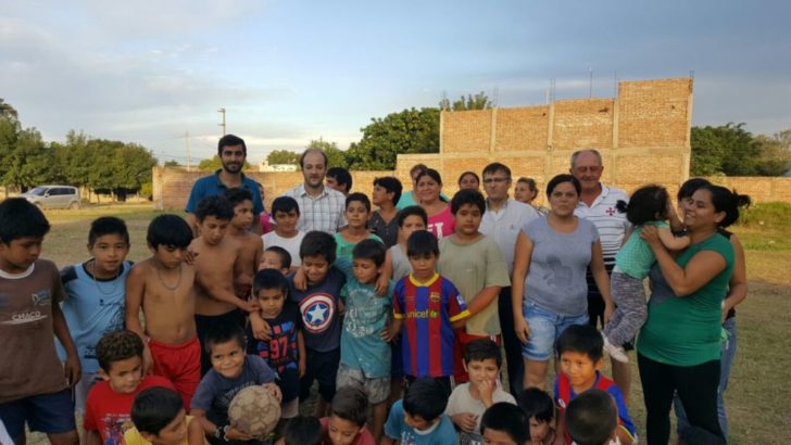 Se puso en funcionamiento la Escuela de Fútbol en Villa Elba