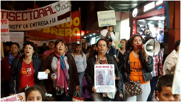 Este miércoles, movilización por la aparición con vida de Maira Benítez y la libertad para Huigui