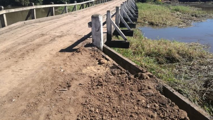 Vialidad provincial rehabilitó un puente sobre el río negro