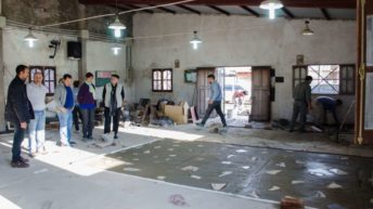 Concejo y Desarrollo Urbano ejecutan obras en el SUM de la comunidad religiosa del Barrio Vial