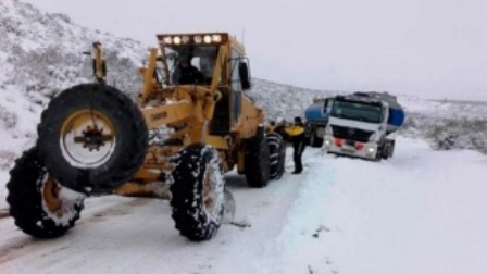 Santa Cruz: el temporal de nieve deja sin gas a varias localidades
