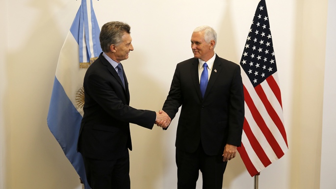 Macri afirmó que la visita del vice de EEUU “ratifica el nivel de interés que hay por la Argentina”