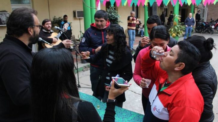 Municipales participaron del convite de caña con ruda con la música de “Huellas Argentinas”