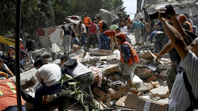 Un terremoto sacudió a México dejando al menos 47 muertos y daños materiales